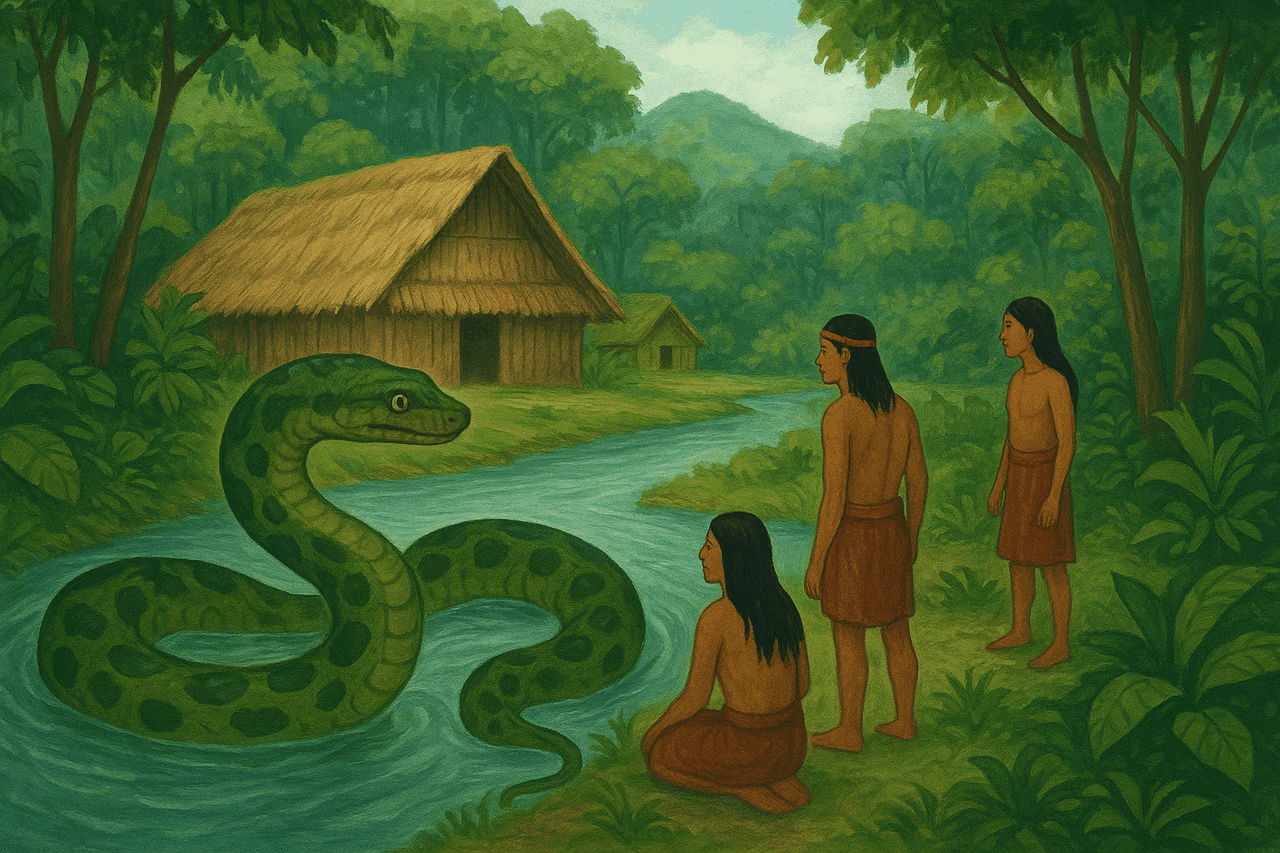 Ilustracion de la region Amazonas