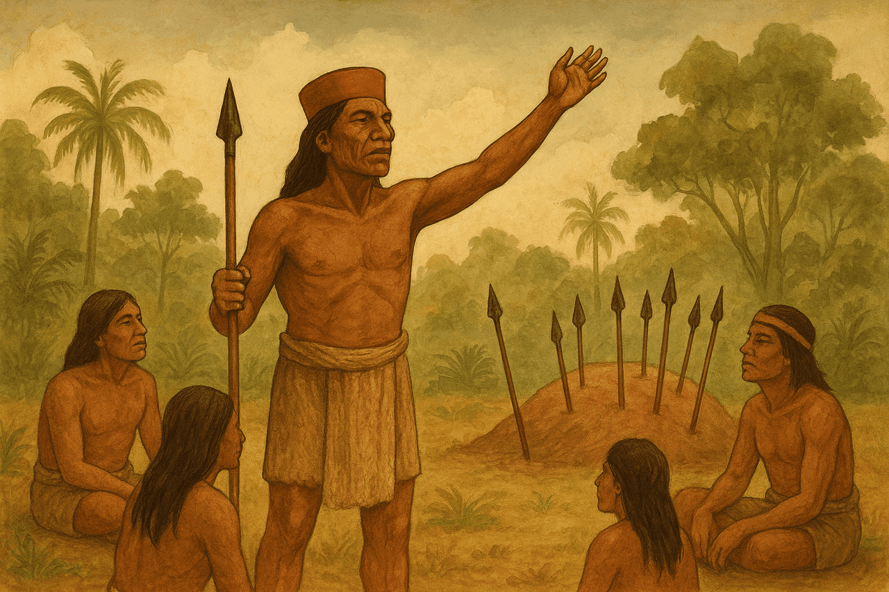 Ilustracion de la comunidad Chimila