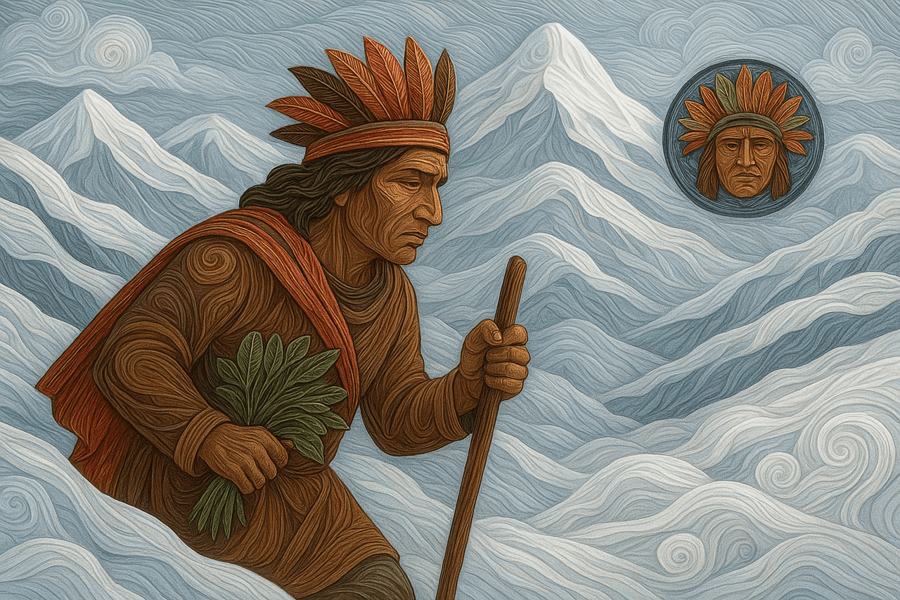 Ilustración de El cacique Cumanday