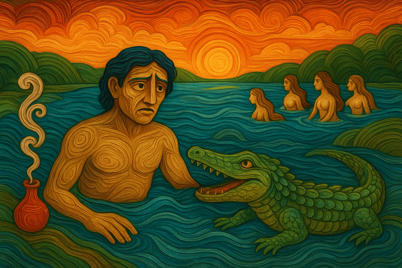 El hombre caimán