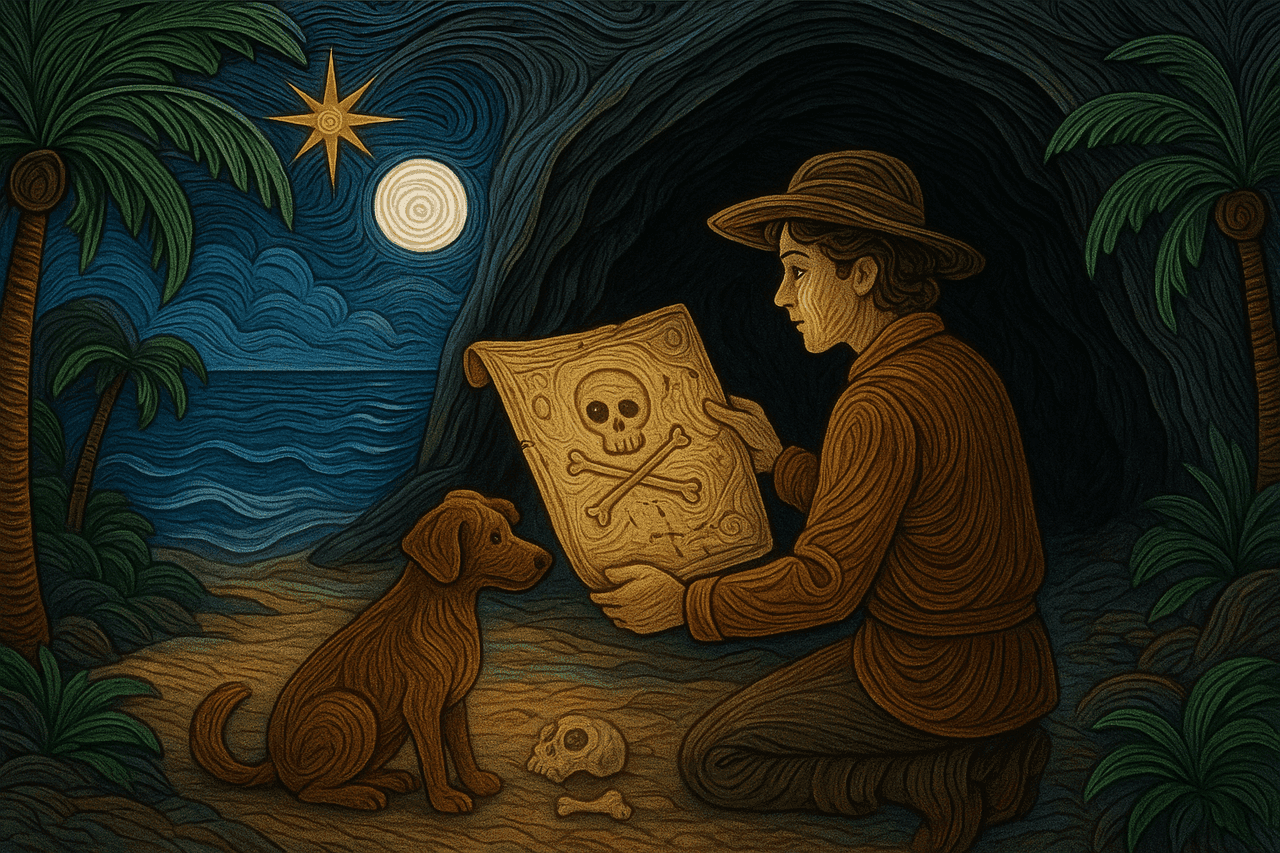 Ilustración de El tesoro de Morgan