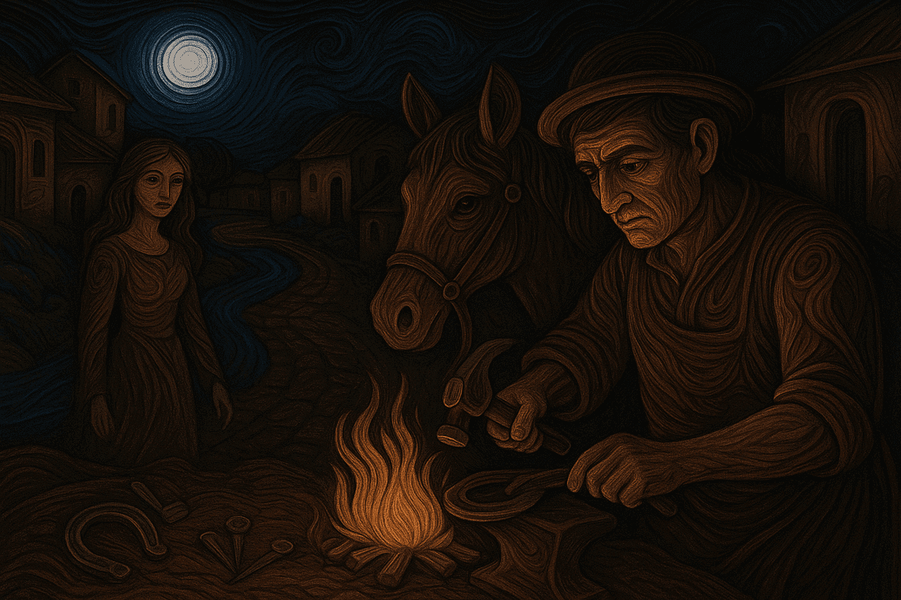 Ilustración de La mula del diablo