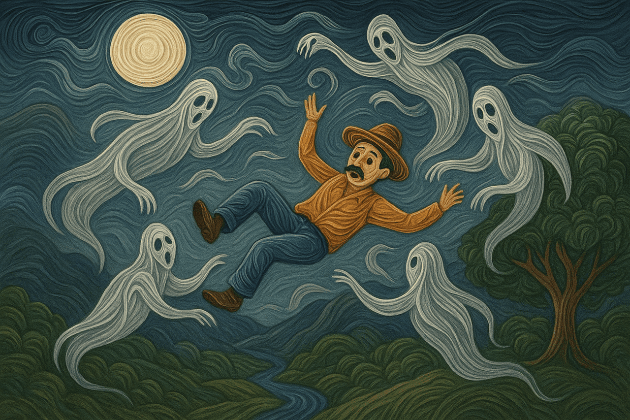 Ilustración de Cuento de ánimas