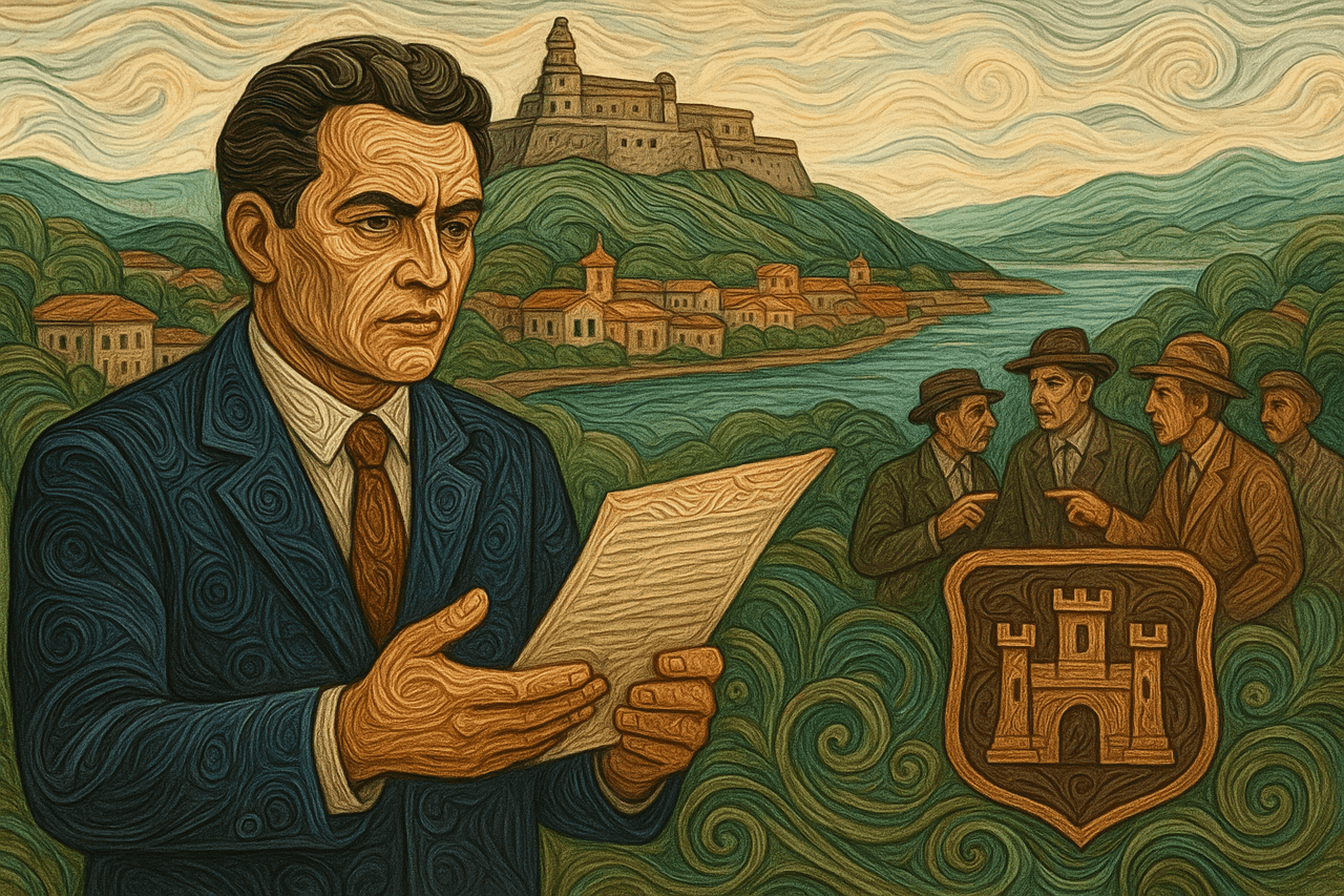 Ilustración de De cuando fue regalado El Castillo de San Felipe y La Popa