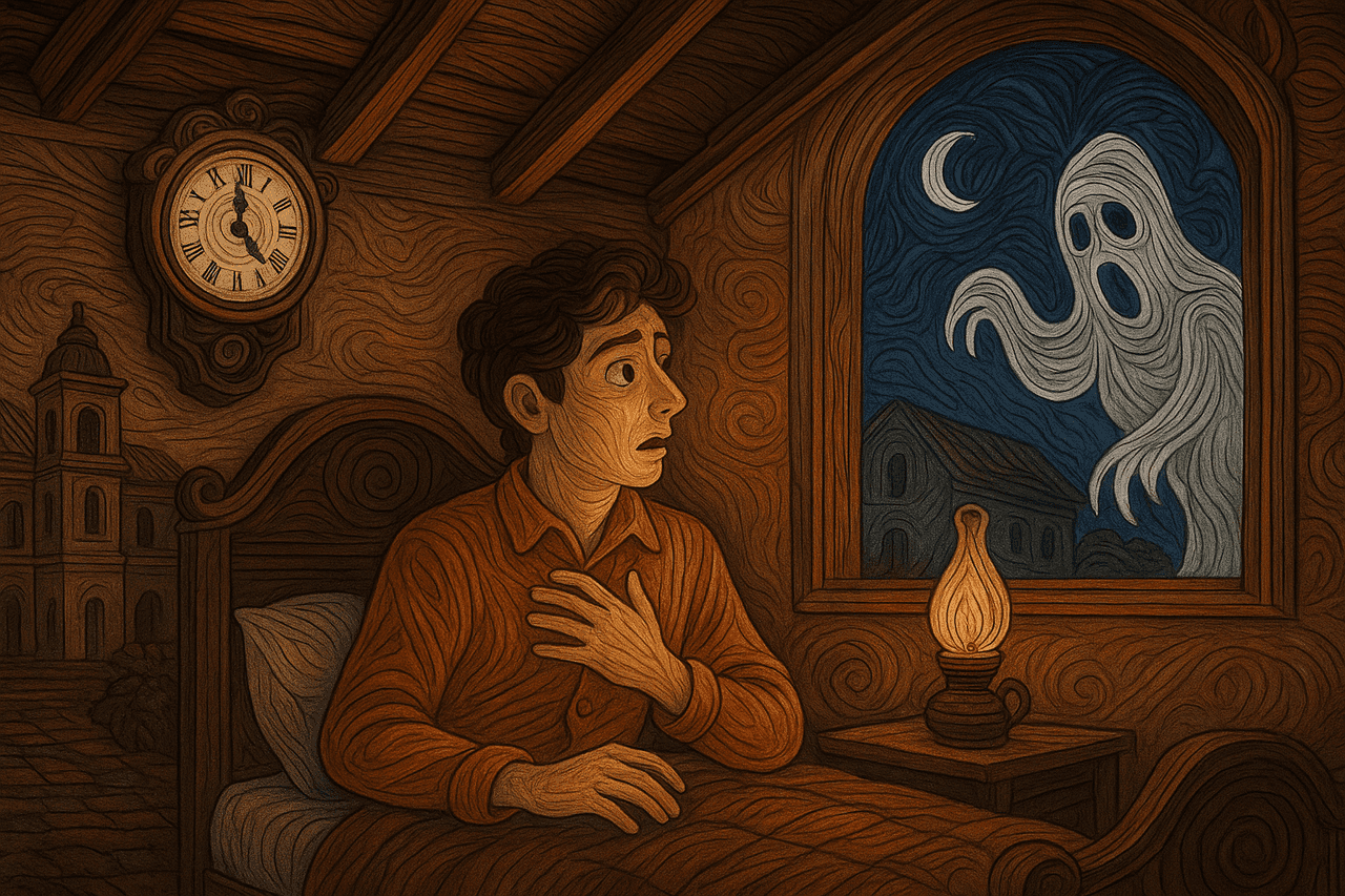 Ilustración de Doce en punto de la noche