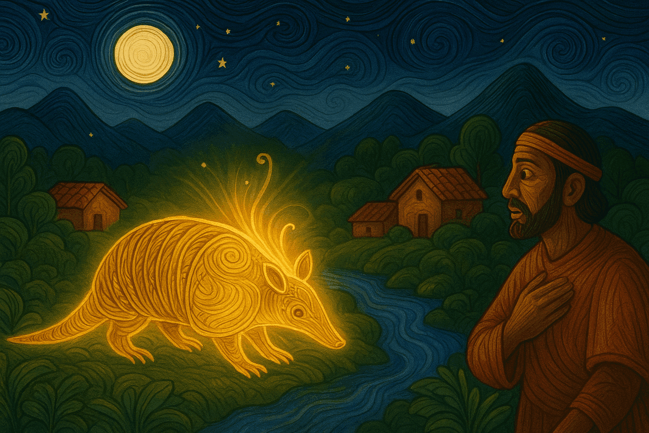 Ilustración de El armadillo de mina