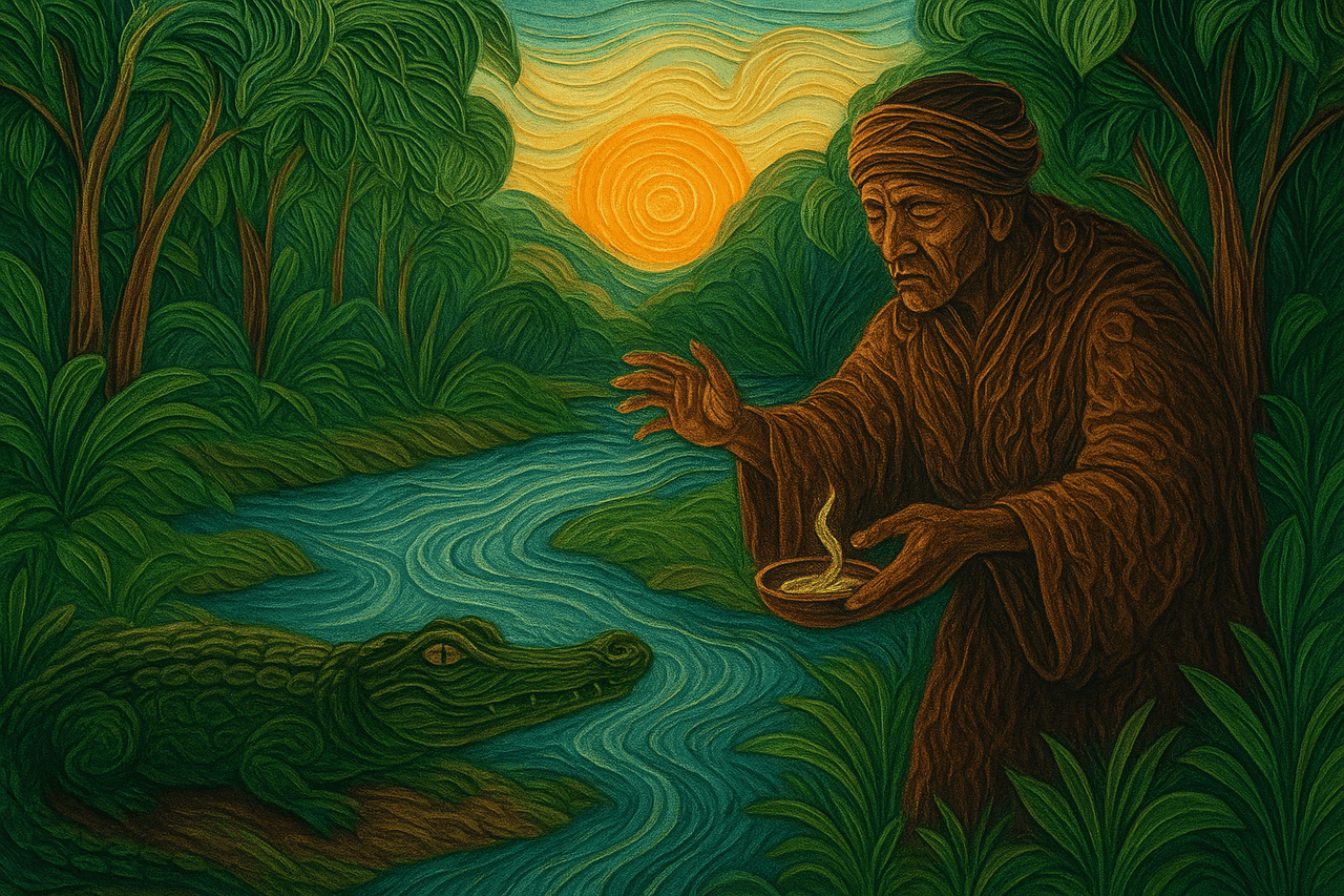 Ilustración de El brujo de la Costa del Pauto