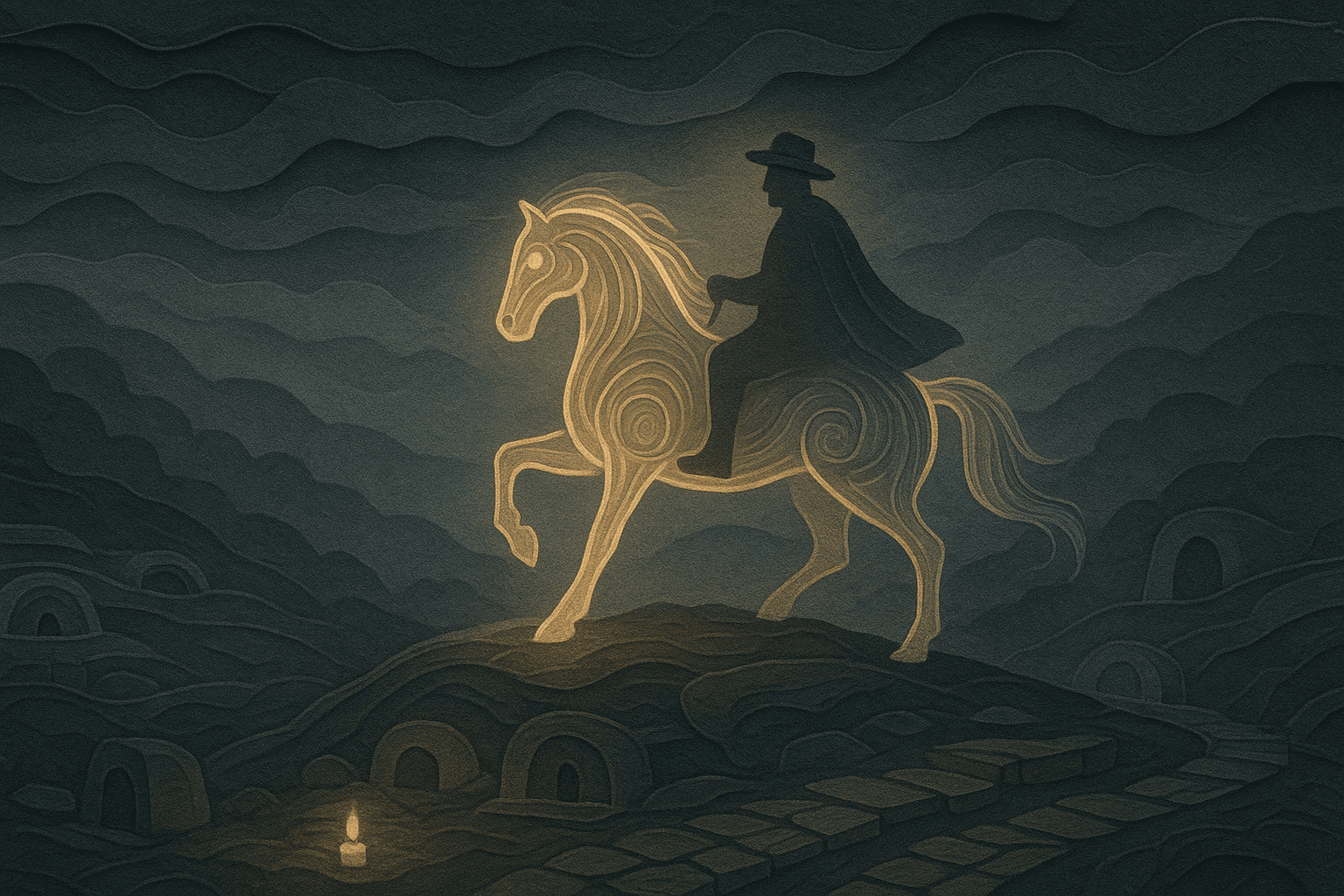 Ilustración de El Caballo del Morro