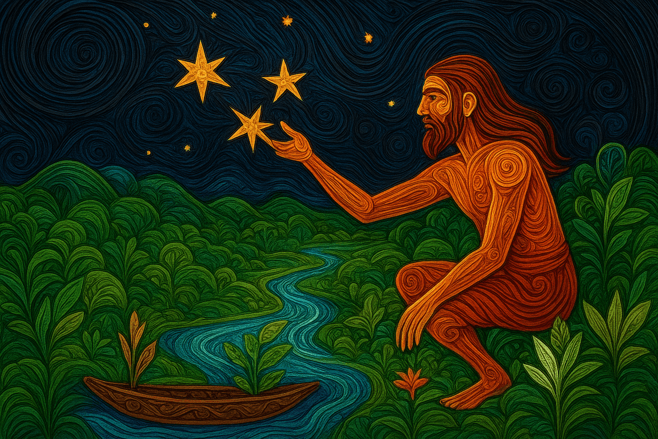 Ilustración de El creador del cosmos