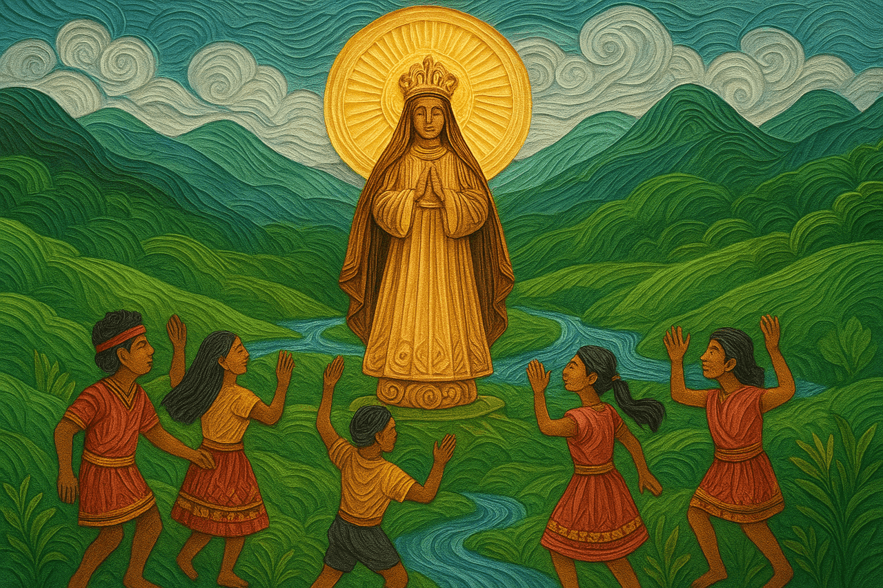 Ilustración de El Cucho de Cuaichala y la bajada del palo santo.