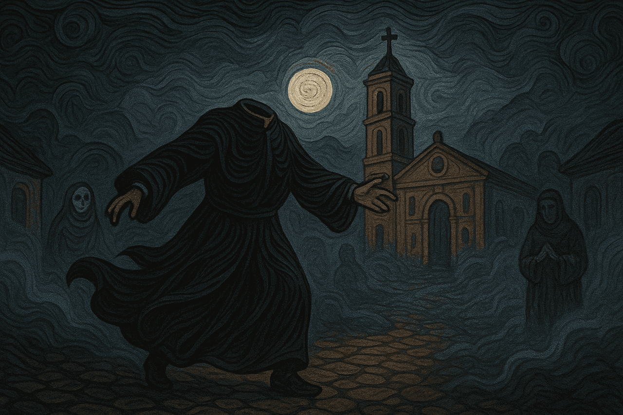 Ilustración de El cura sin cabeza