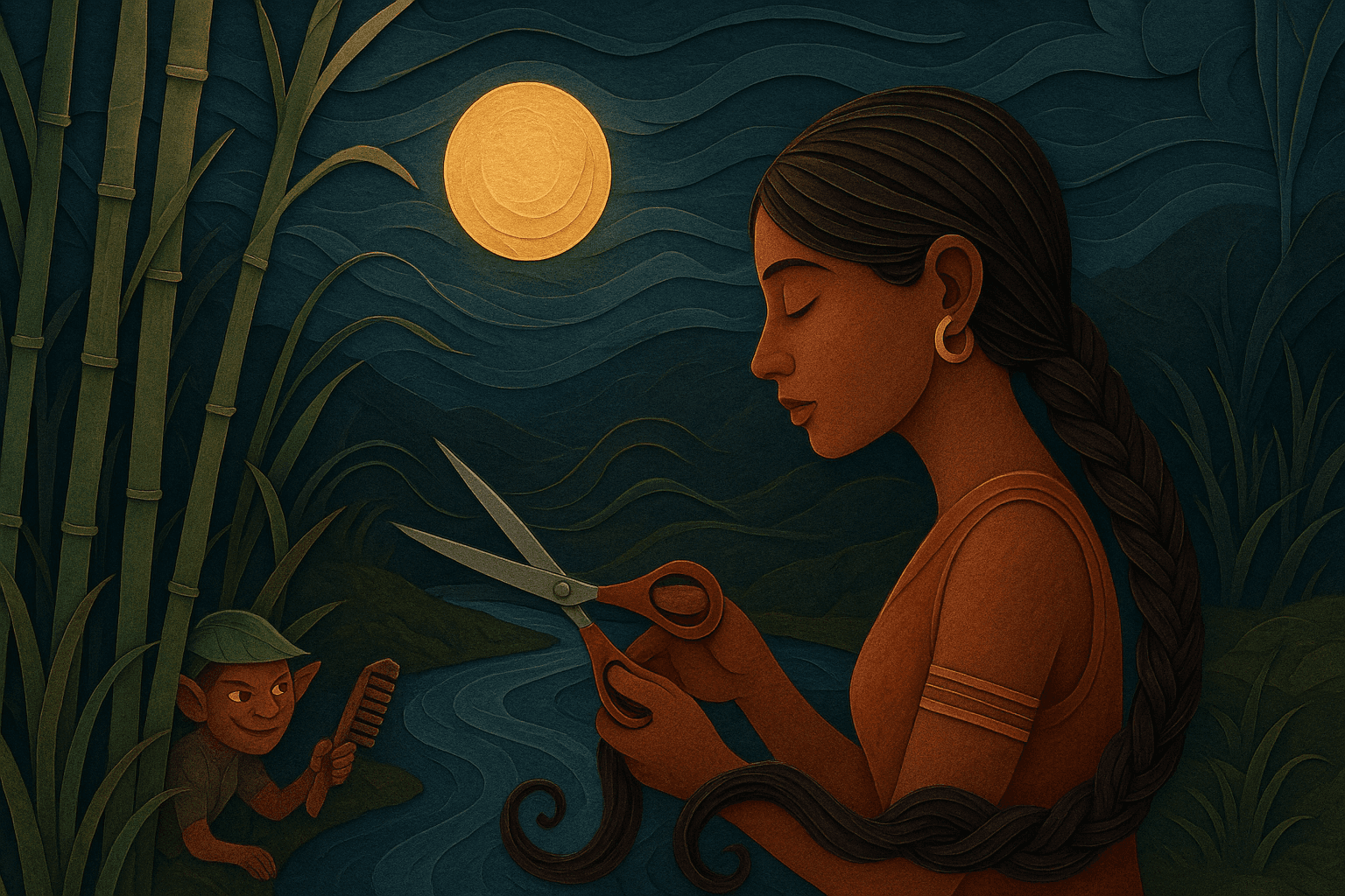Ilustración de El Duende Peluquero