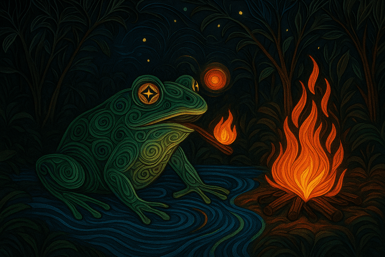 Ilustración de El fuego