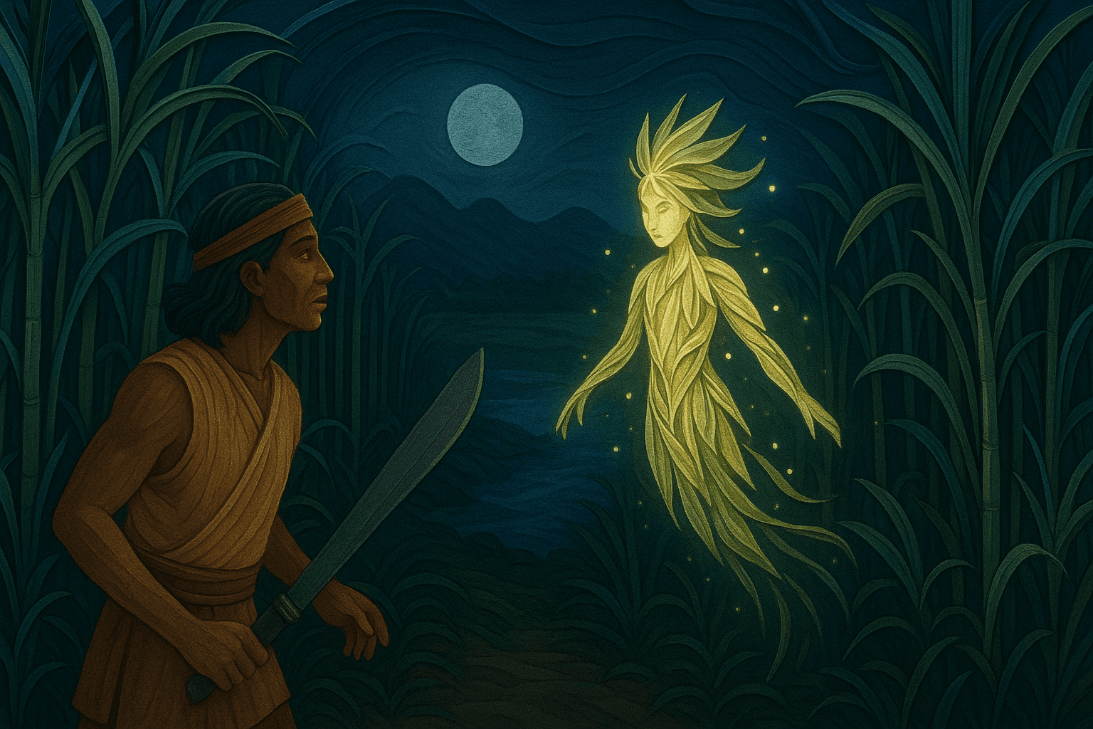 Ilustración de El Hada de los Cañaverales