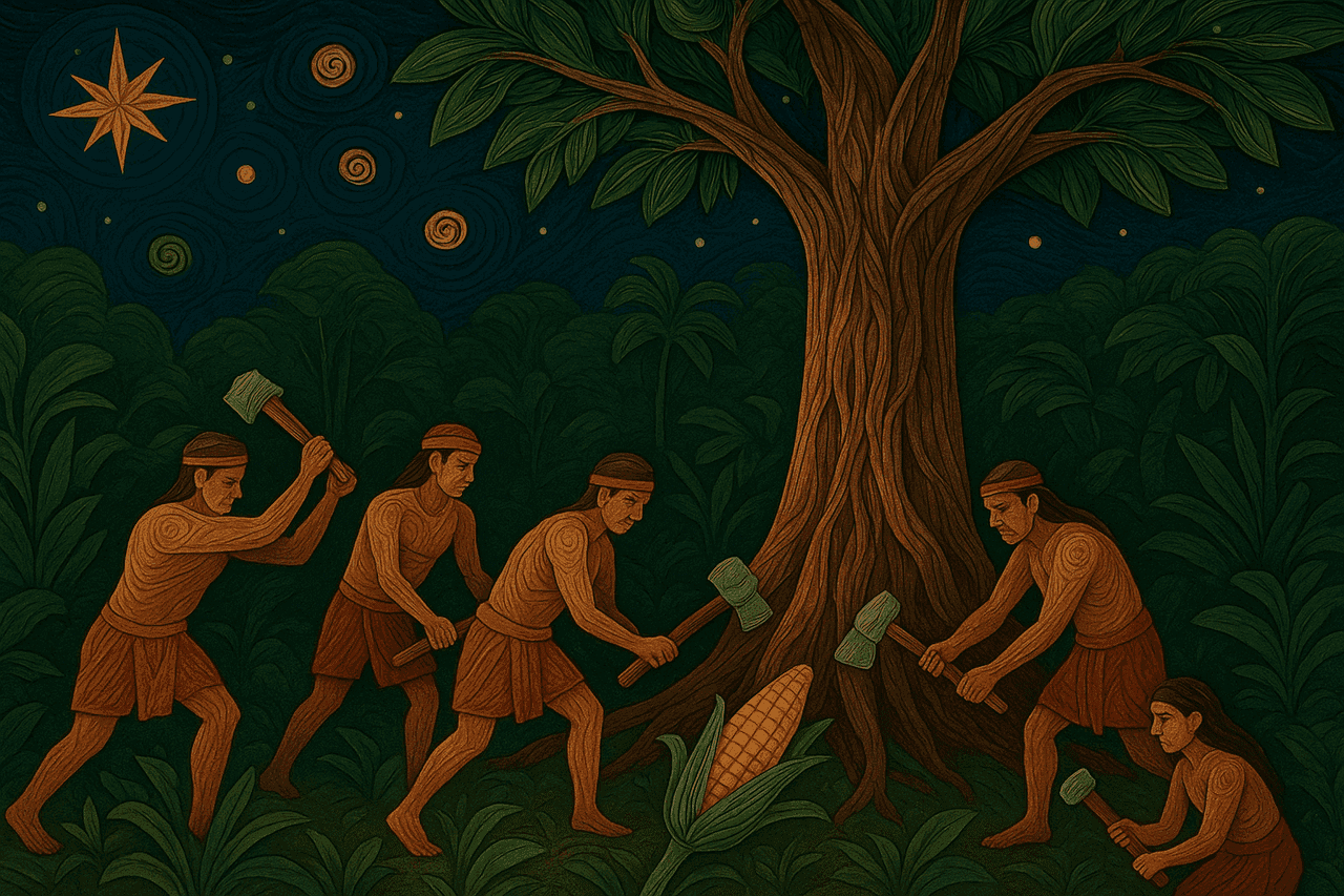 Ilustración de El maíz