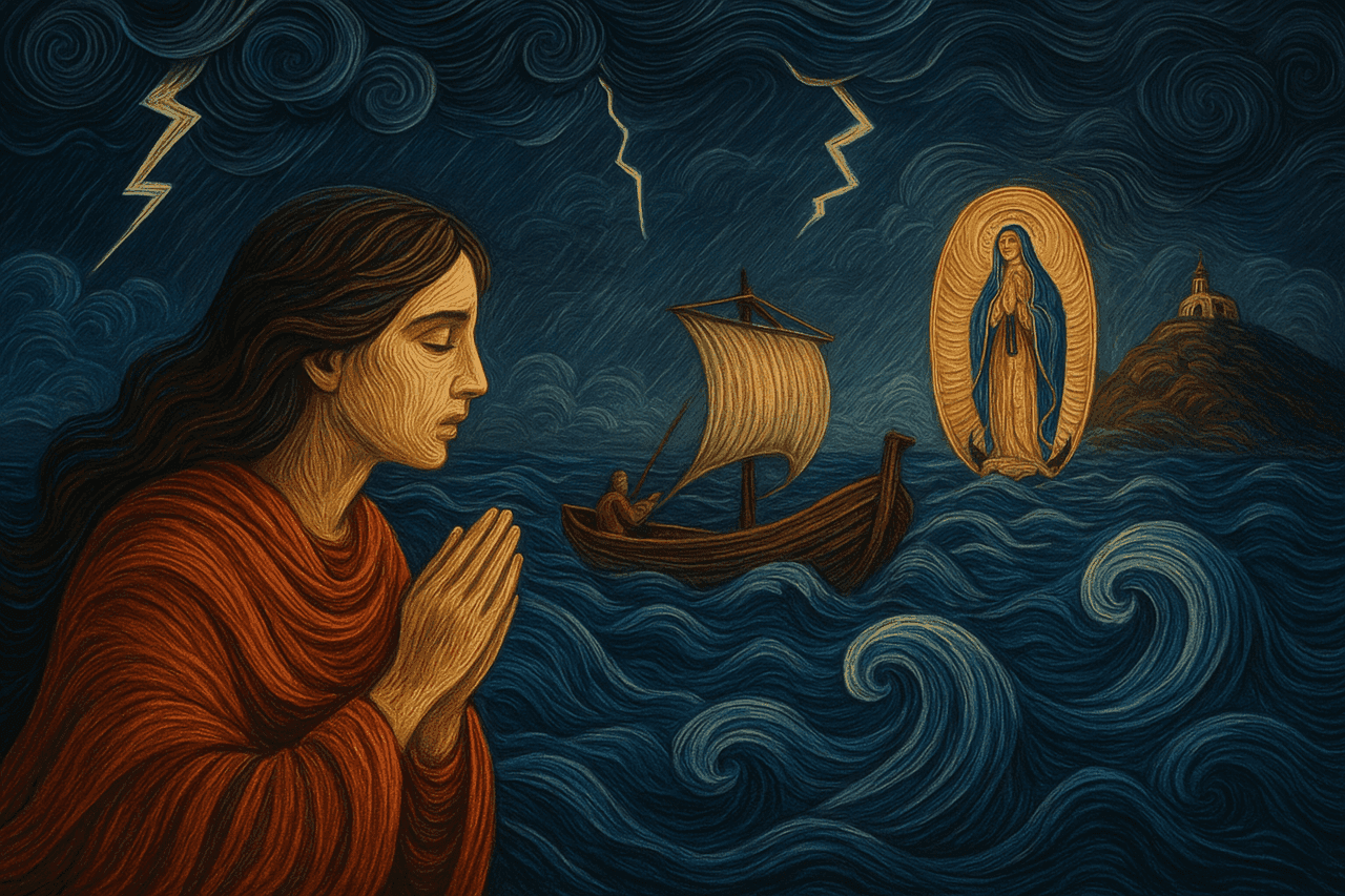 Ilustración de El milagro de La Candelaria