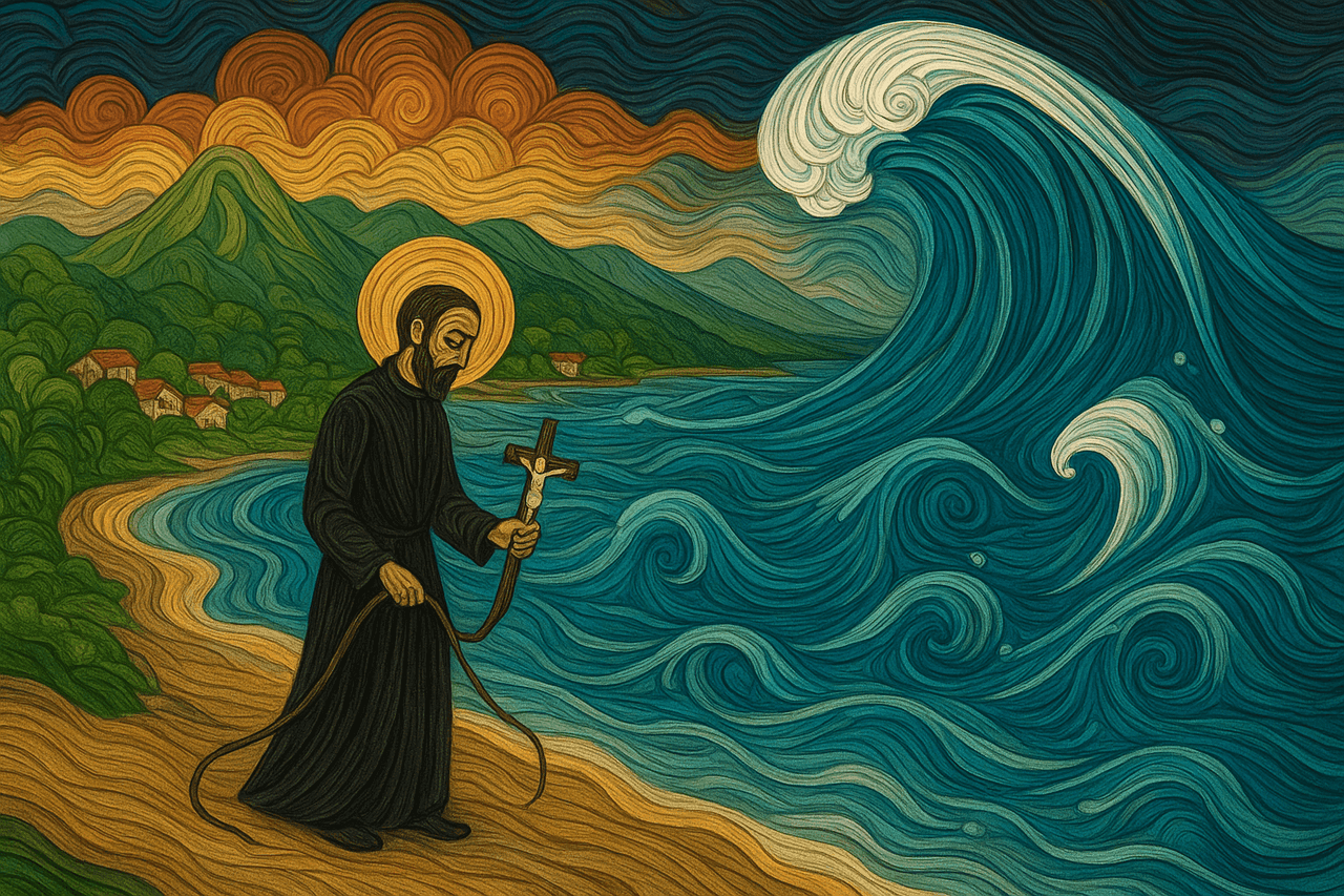Ilustración de El padre Mera