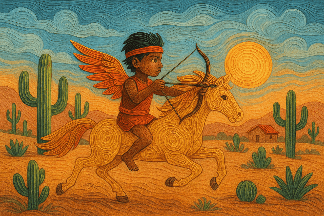 Ilustración de El pequeño indio Kosina