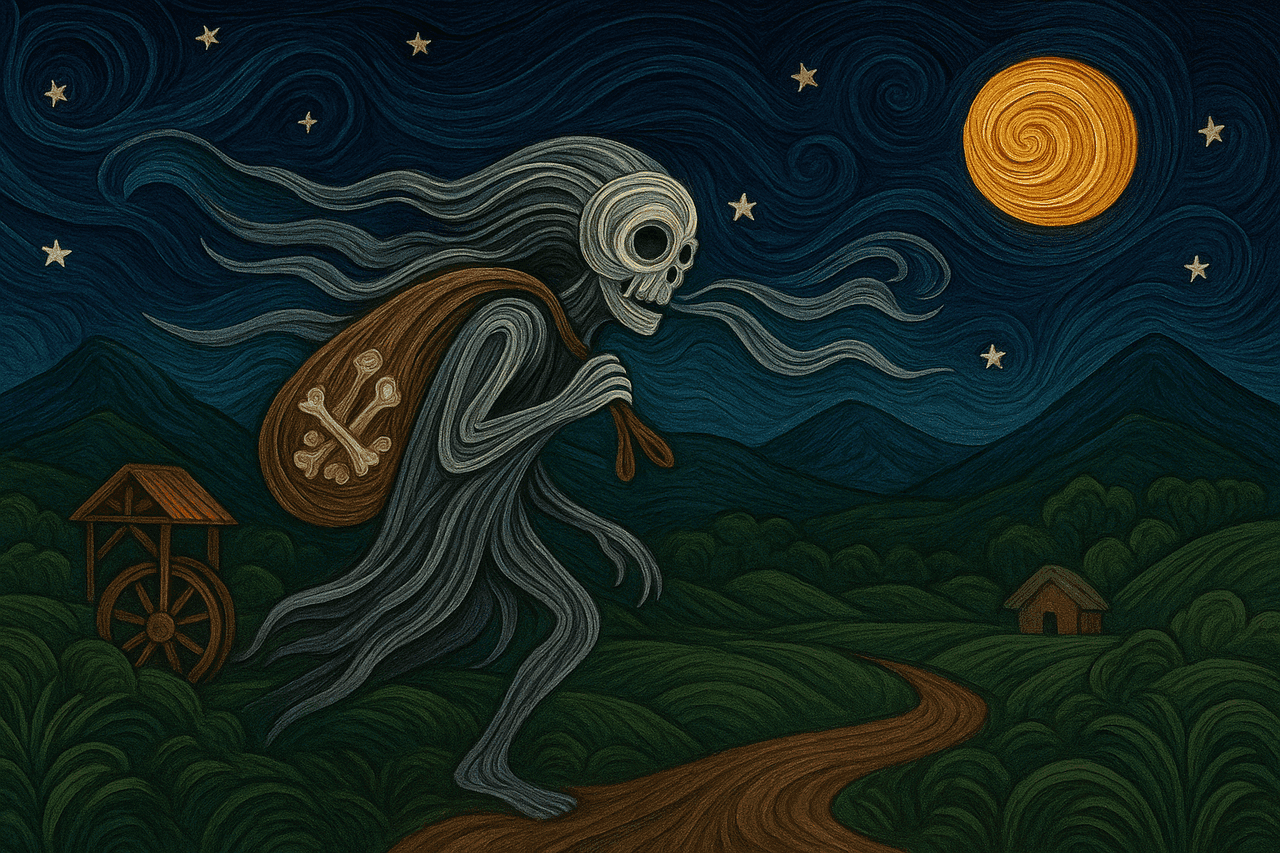 Ilustración de El silbón