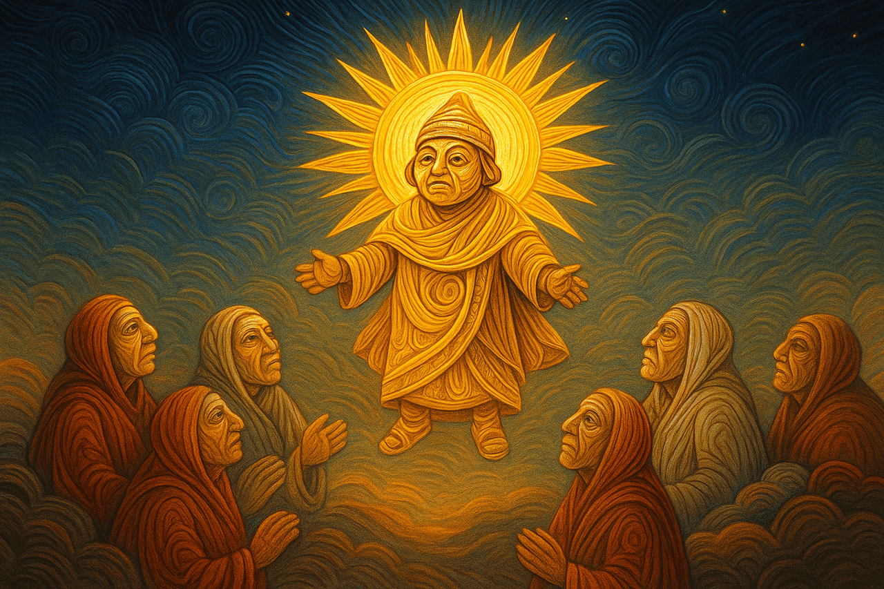 Ilustración de El sol - Mama