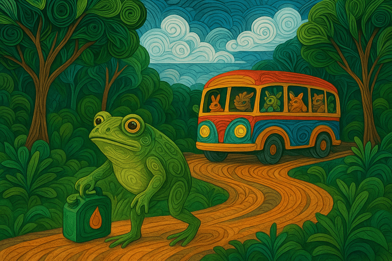 Ilustración de El viaje al cielo