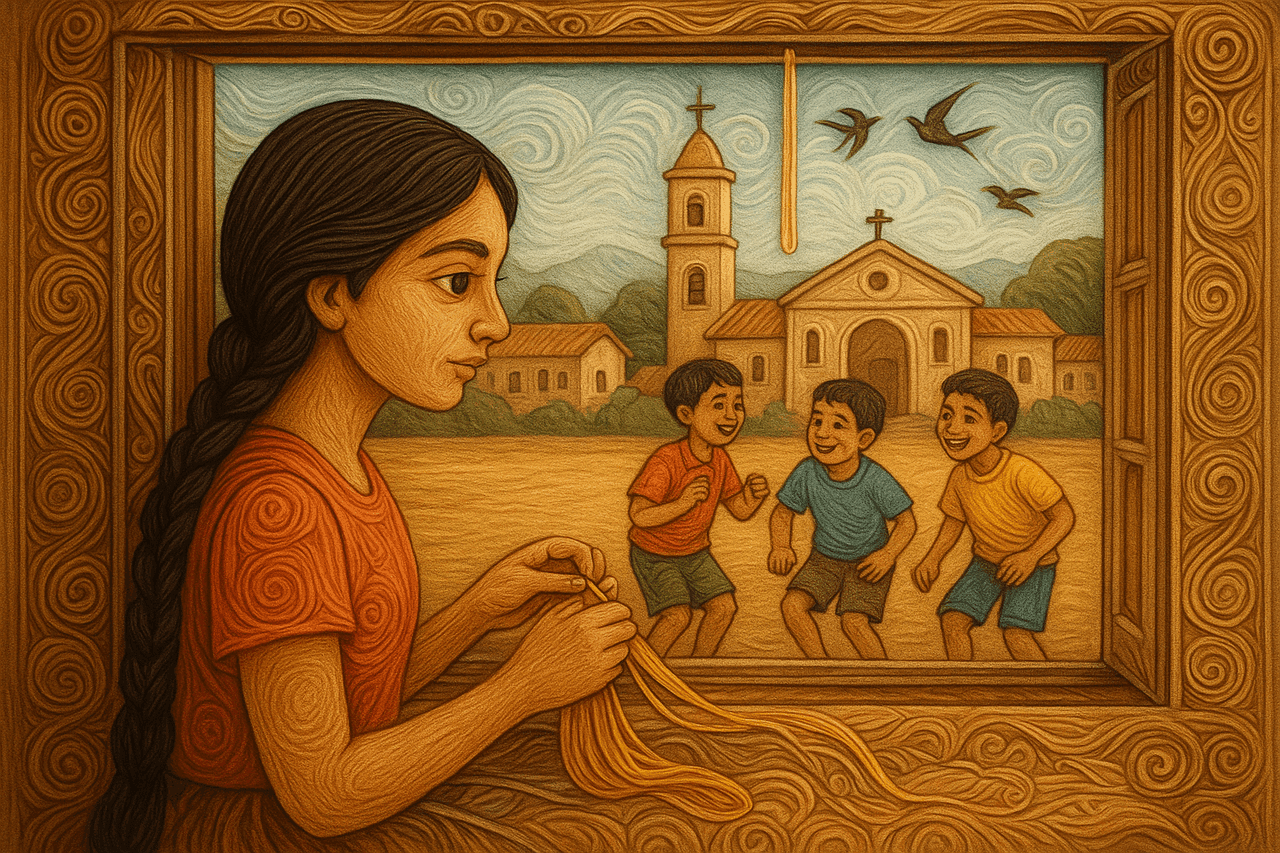 Ilustración de Este era un jóven que estaba estudiando