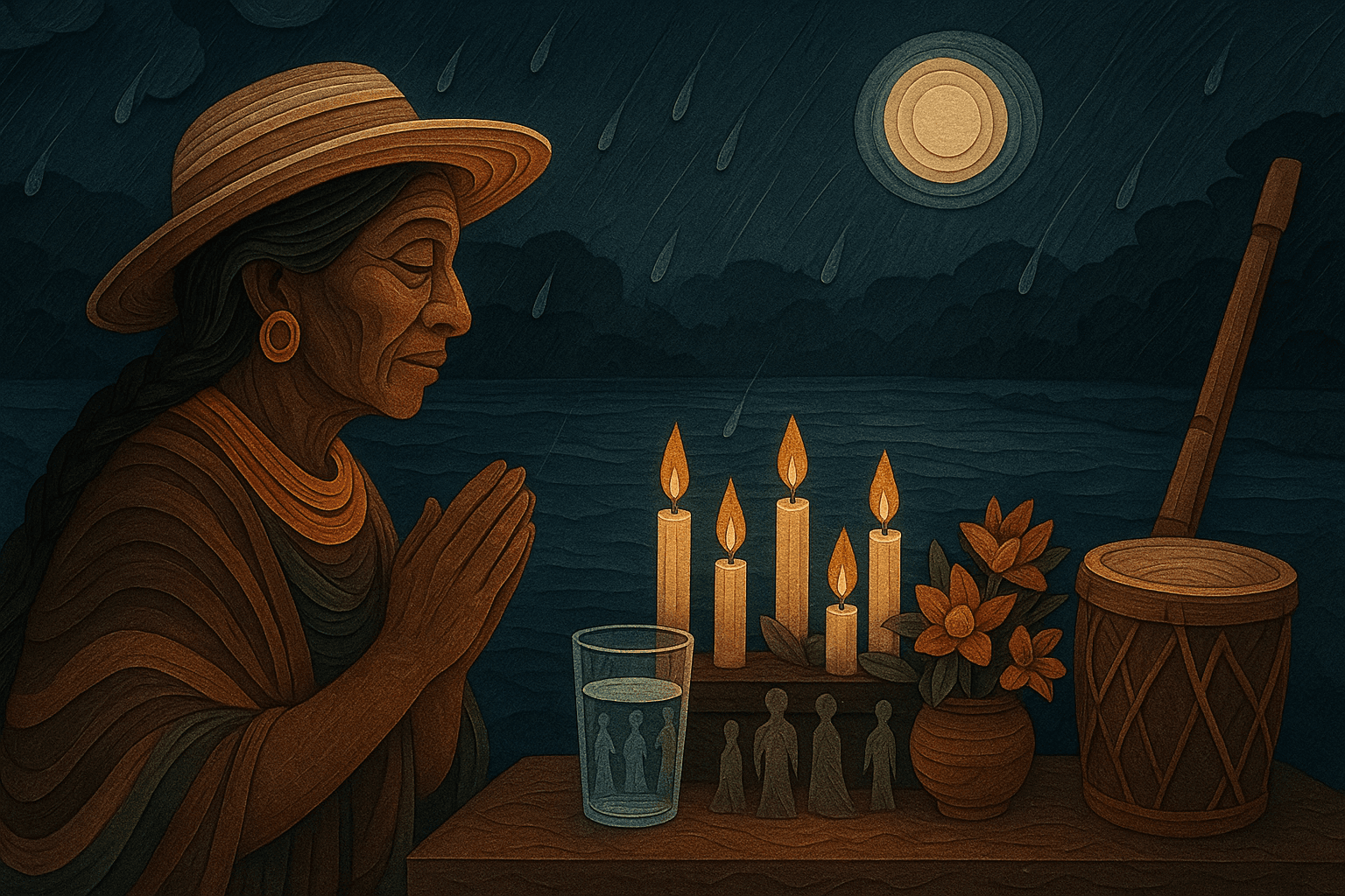 Ilustración de Kijimba de las Ánimas