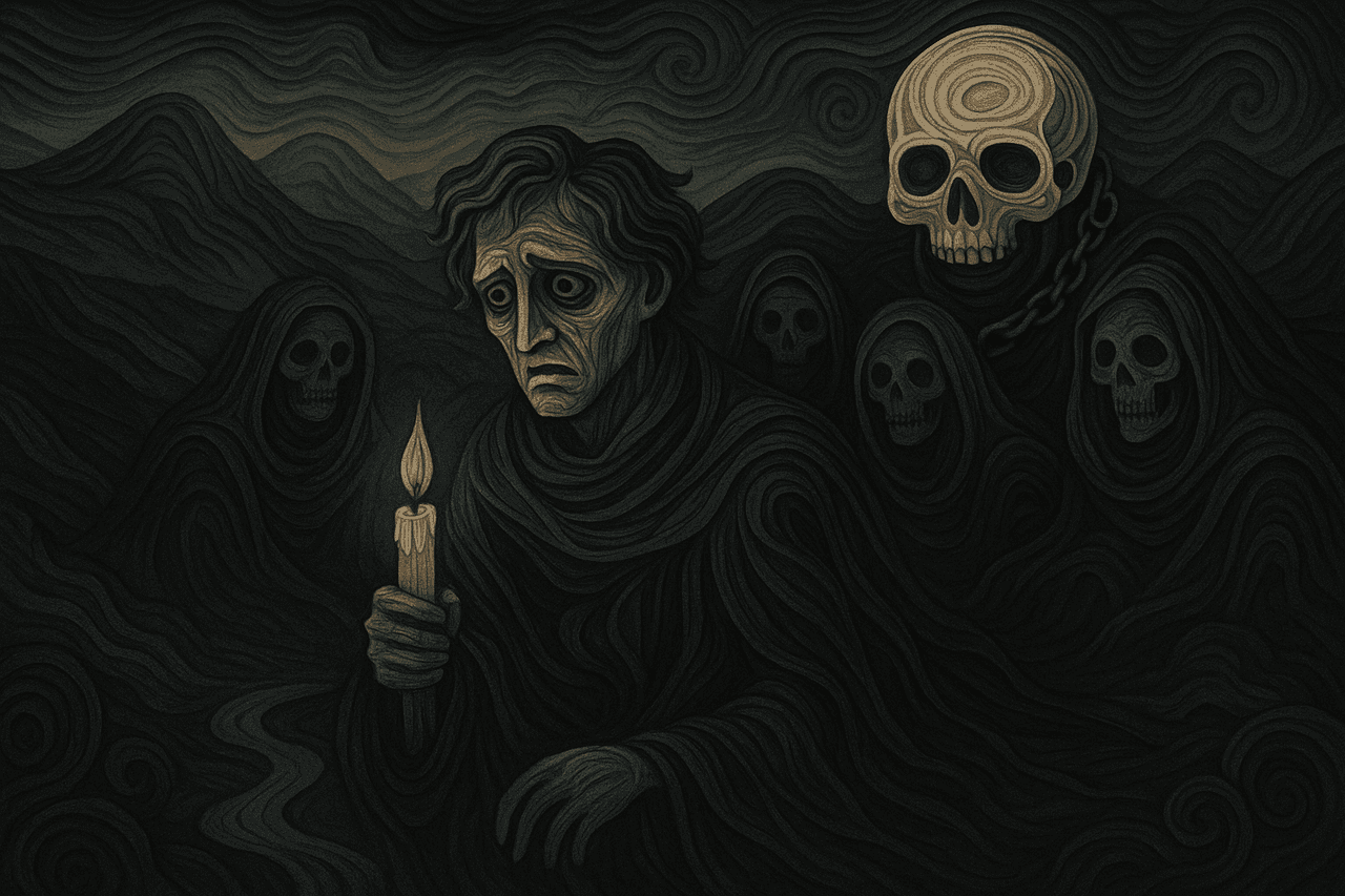Ilustración de La barbacoa del muerto