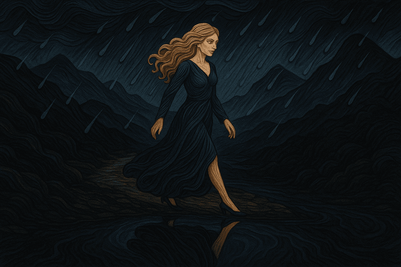 Ilustración de La bruja de los ojos miel