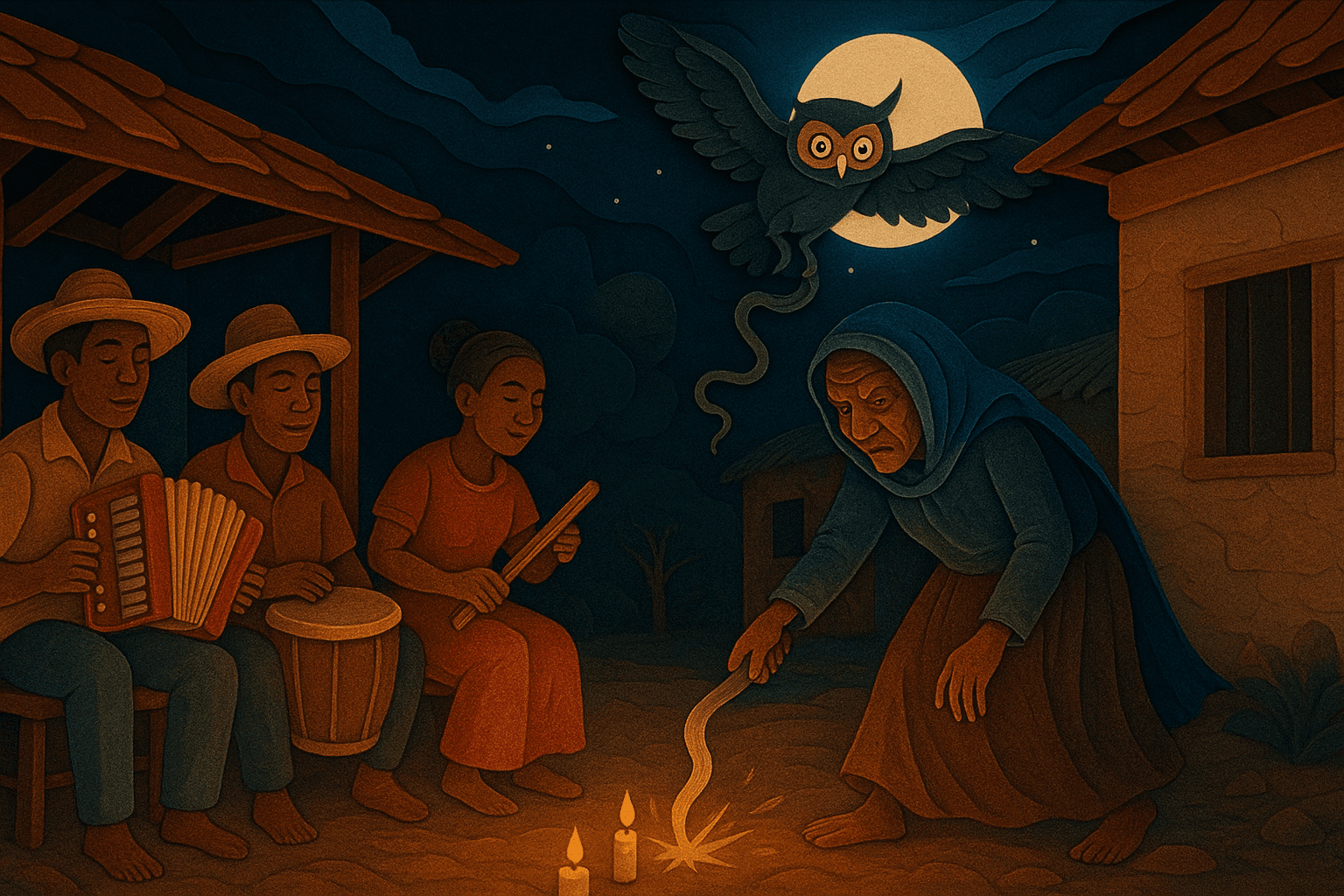 Ilustración de La Bruja del Trinche