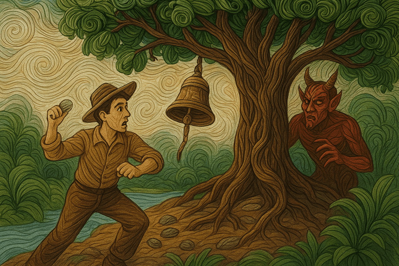 Ilustración de La campana del diablo