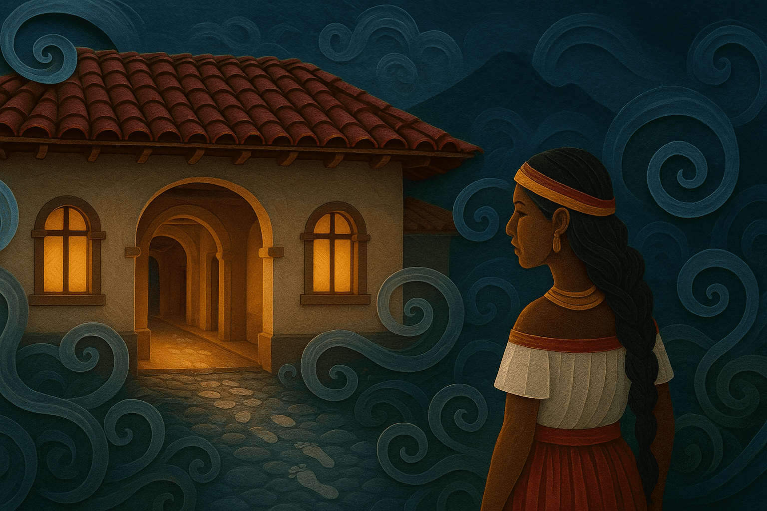 Ilustración de La Casa de la Tradición