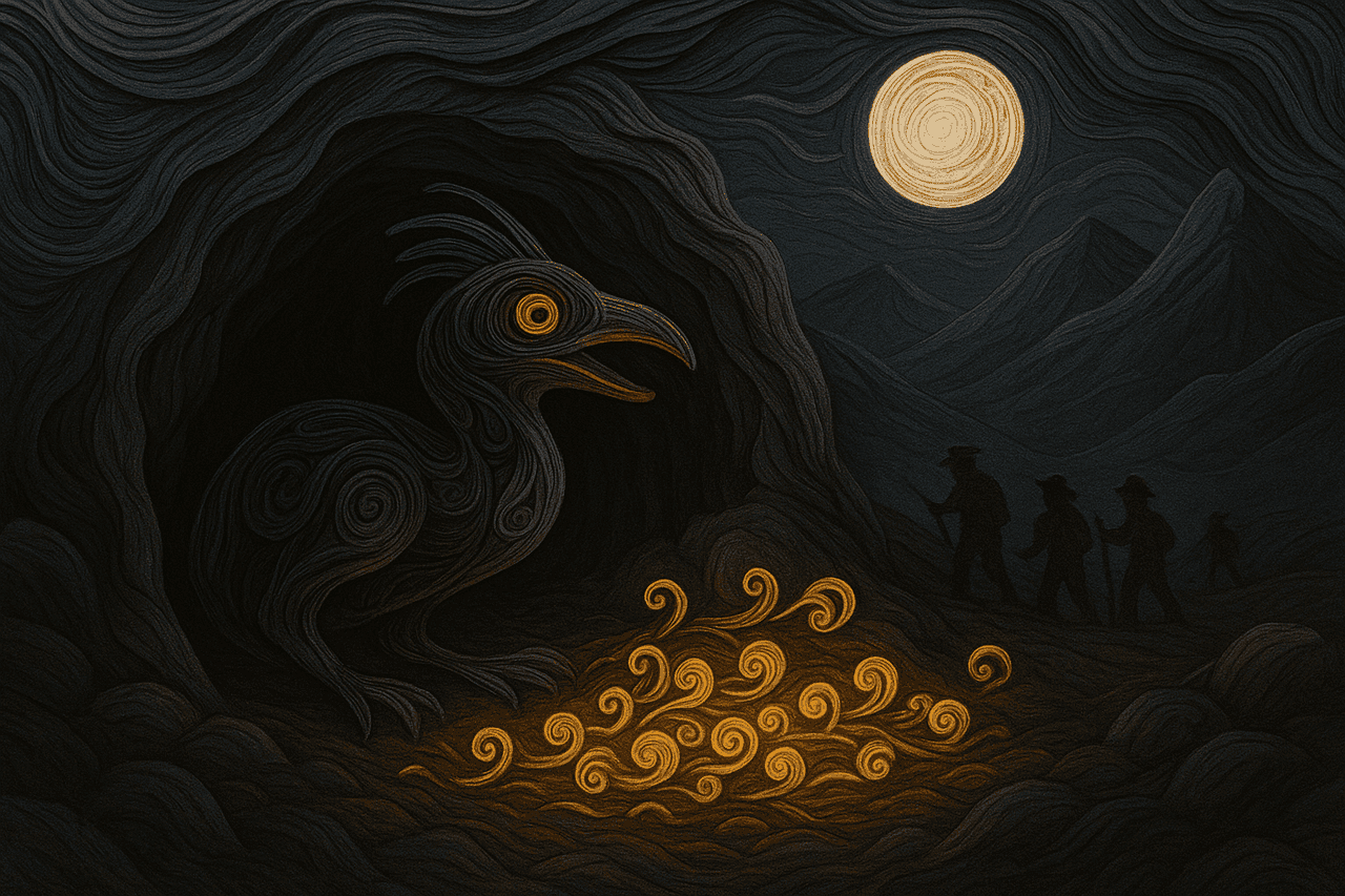 Ilustración de La cueva de la pisca