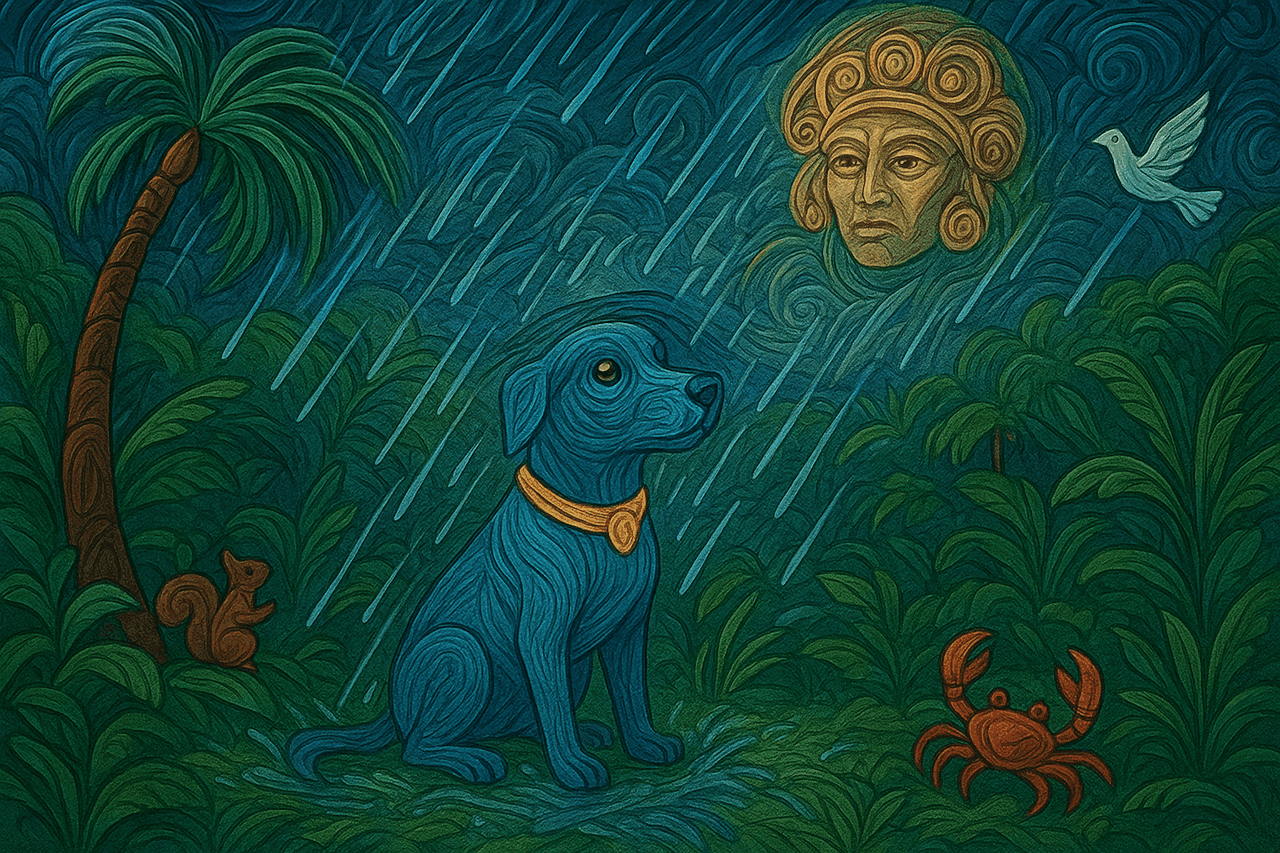 Ilustración de La gran inundación