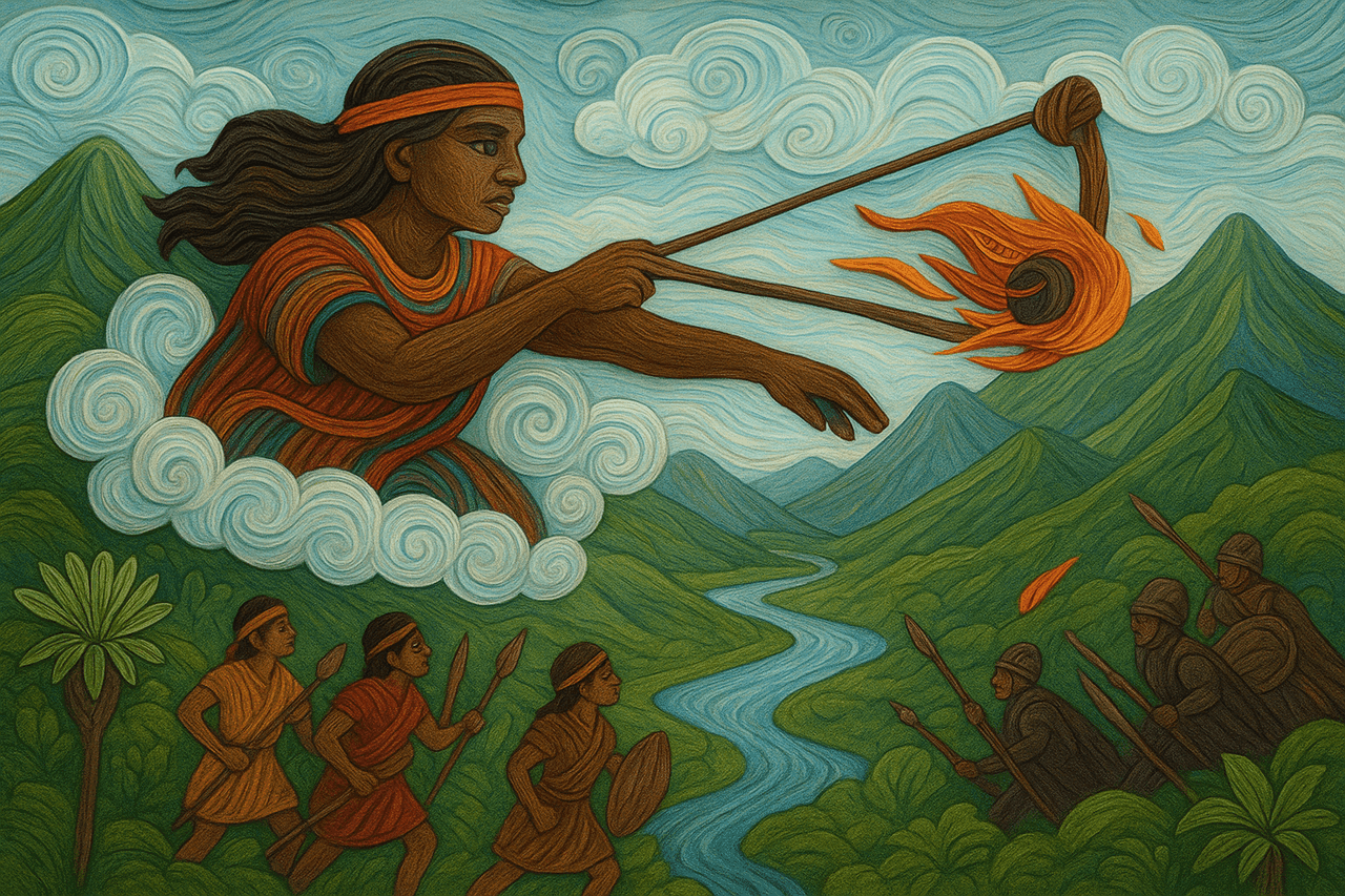 Ilustración de La mama grande