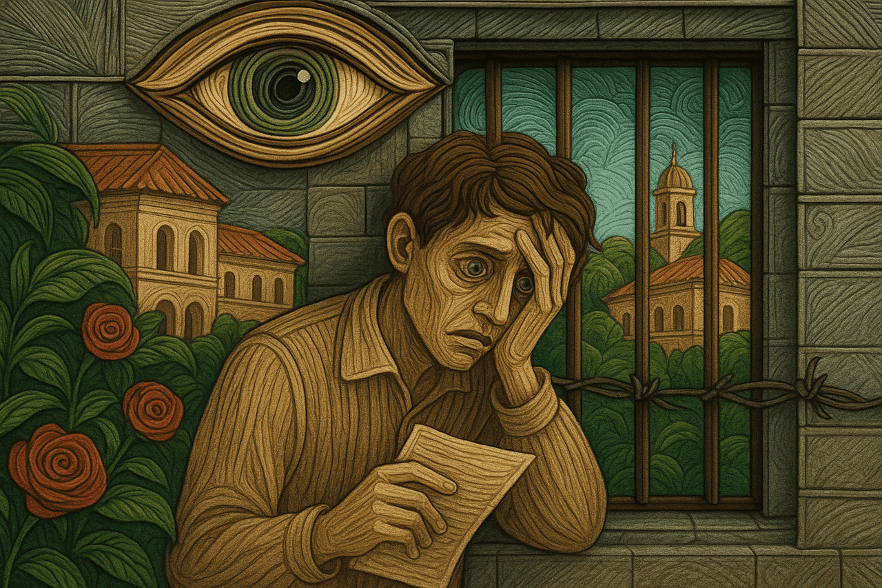 Ilustración de La muerte de los ojos verdes