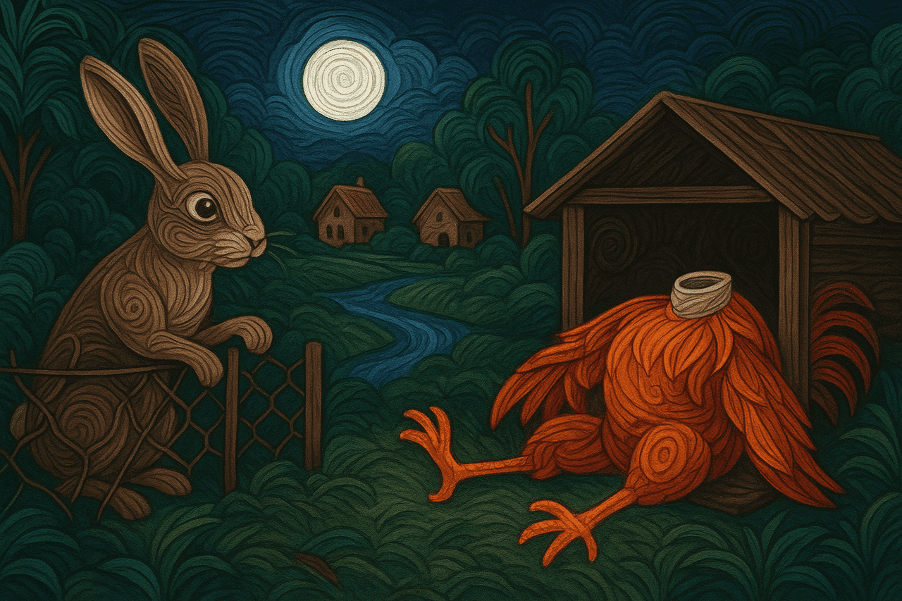 Ilustración de La muerte de tío conejo