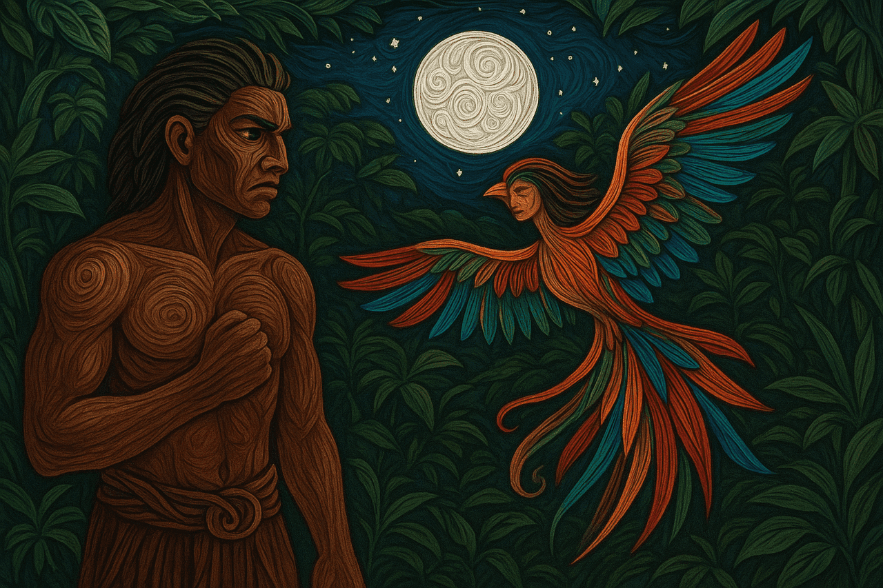 Ilustración de La mujer de Karagabí