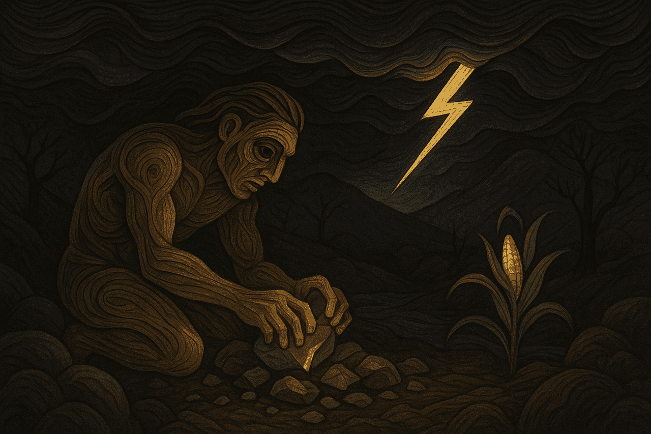 Ilustración de La oscuridad