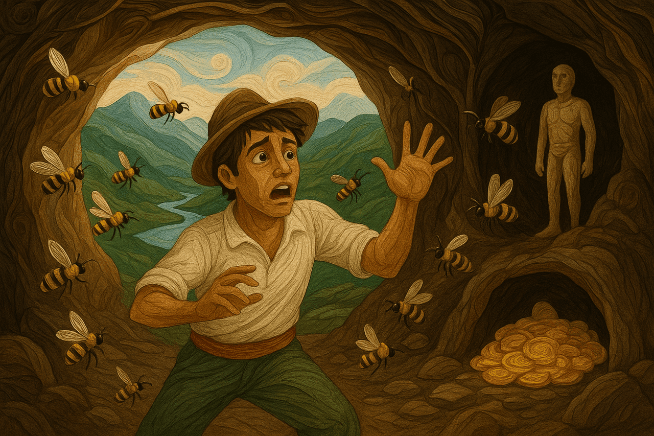 Ilustración de Lo que enseñan las cuevas