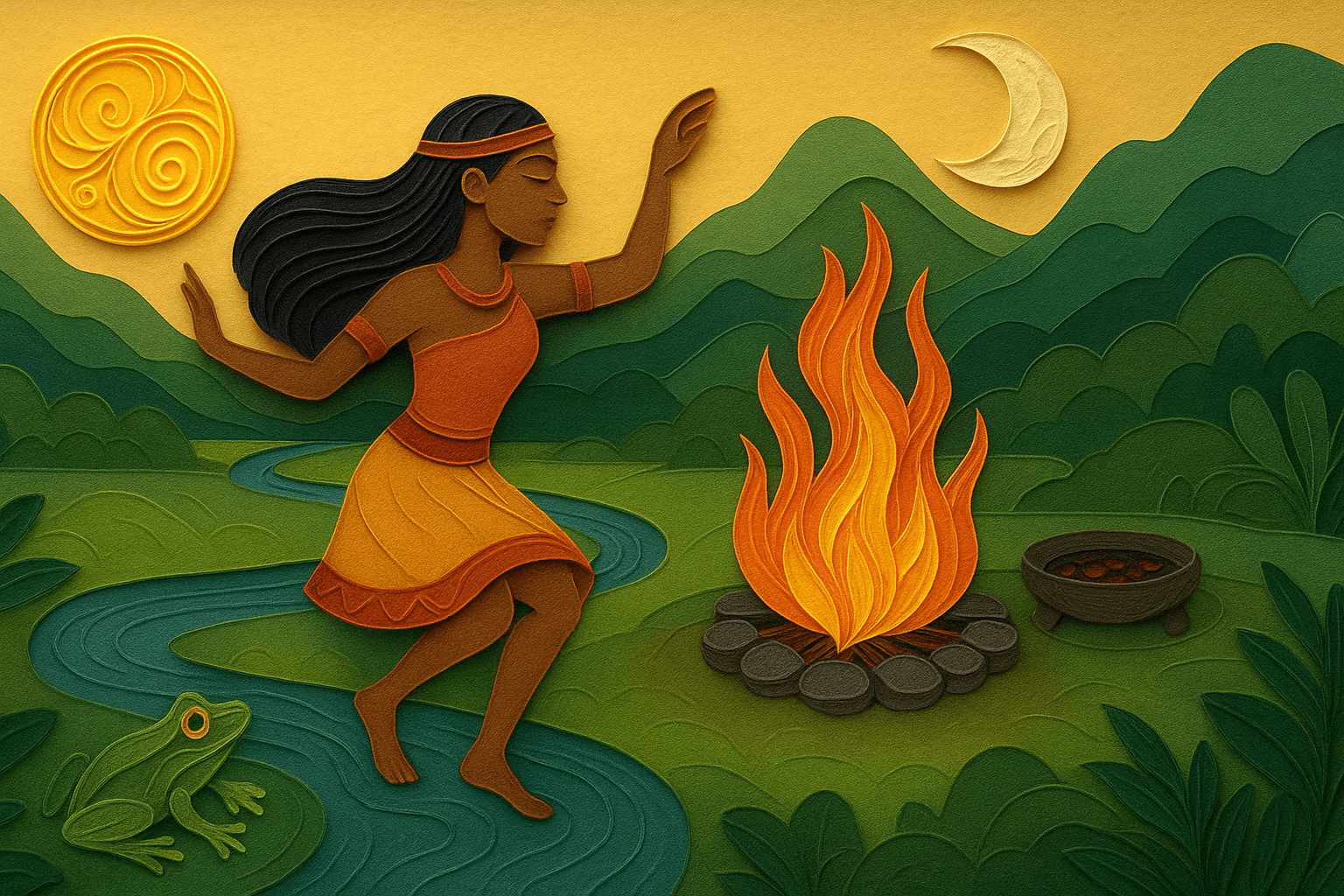 Ilustración de Los Dos Caminos del Cielo