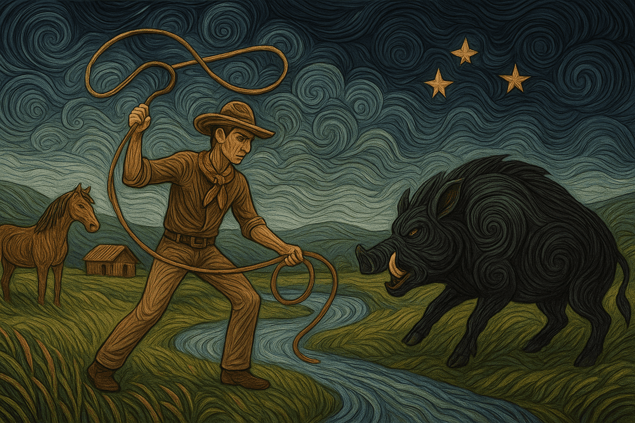 Ilustración de Los tres luceros