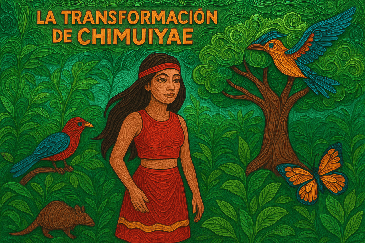 Ilustración de Ngutapa y Chimuiyae
