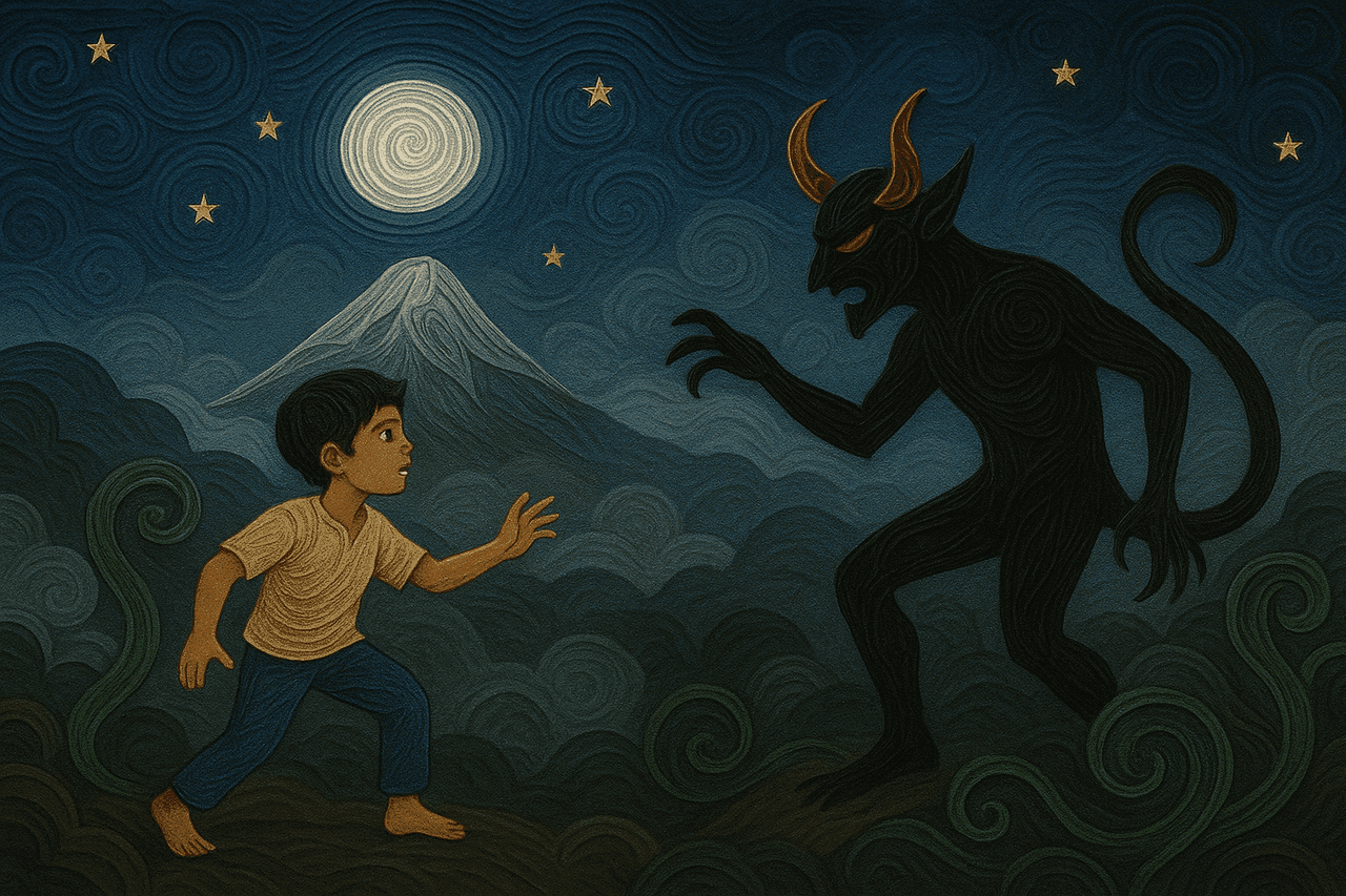 Ilustración de Tradición del cerro
