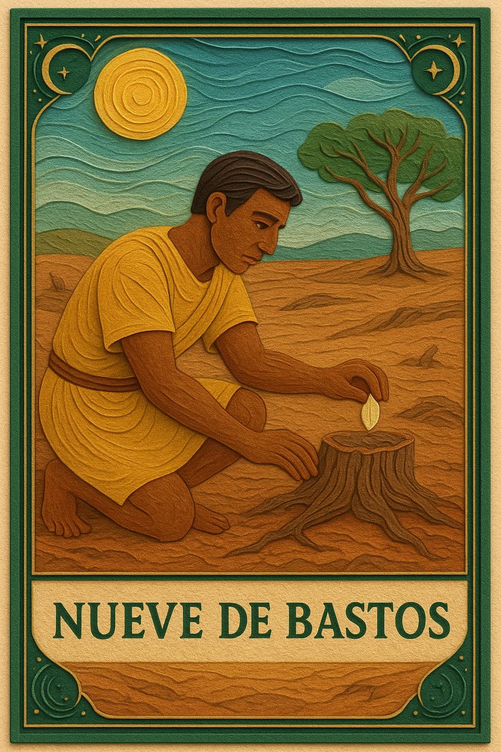 Nueve de Bastos